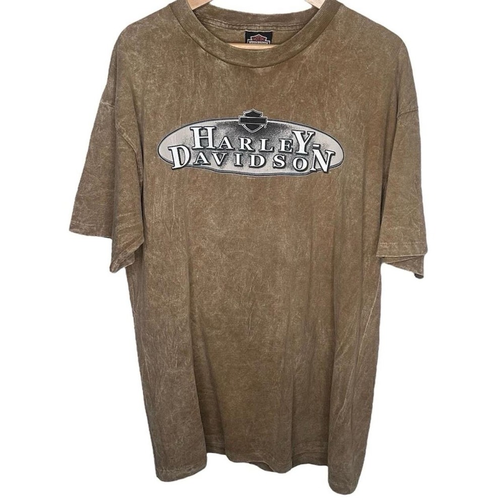 Harley Davidson T-Shirt cow boy sunset